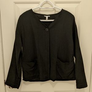 ❗Final Price❗Eileen Fisher / loose-fit single-button top